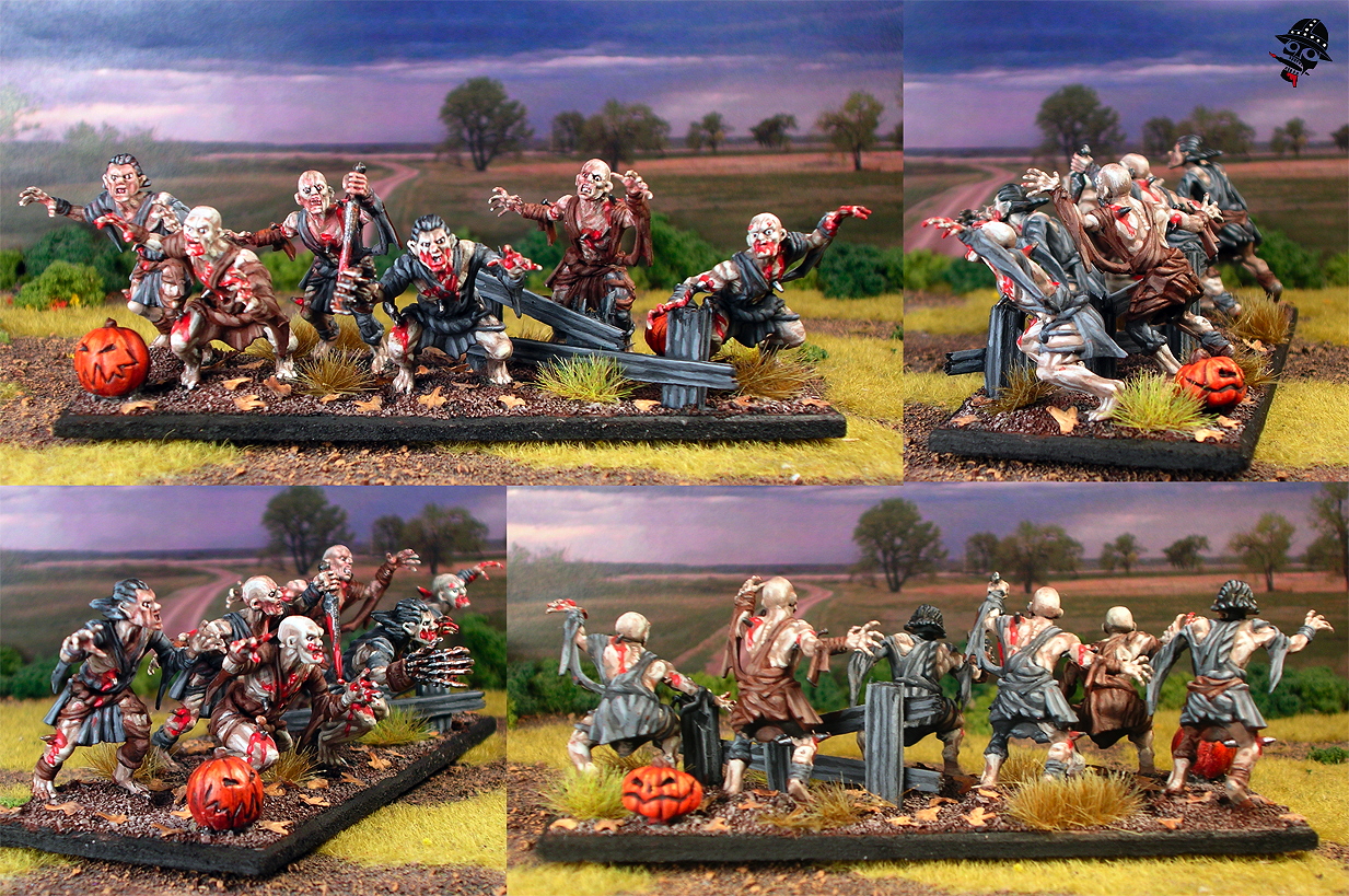 Undead Ghouls from Mantic Miniatures painted by Neldoreth - An Hour of Wolves & Shattered Shields Undead Ghouls from Mantic Miniatures painted by Neldoreth - An Hour of Wolves & Shattered Shields