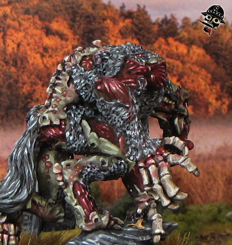 Zombie Werewolf from Reaper Miniatures painted by Neldoreth - An Hour of Wolves & Shattered Shields Zombie Werewolf from Reaper Miniatures painted by Neldoreth - An Hour of Wolves & Shattered Shields