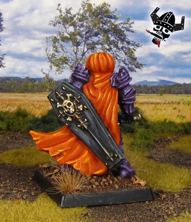 Undead pumpkin head knight from  painted by Neldoreth - An Hour of Wolves & Shattered Shields Undead pumpkin head knight from  painted by Neldoreth - An Hour of Wolves & Shattered Shields